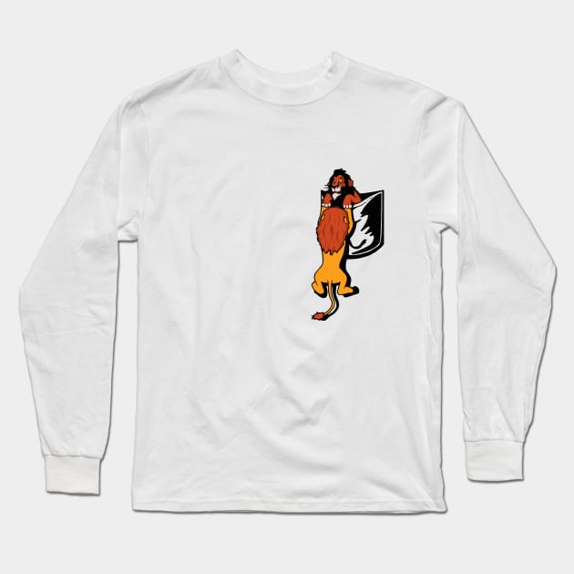 Mufasa Lion King Pocket Long Sleeve T-Shirt by Siamang